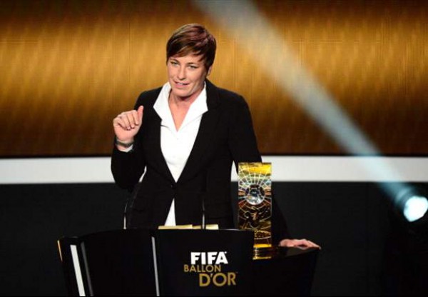 Abby Wambach, FIFA's 2012 Women's World Player of the Year. (Getty Images)