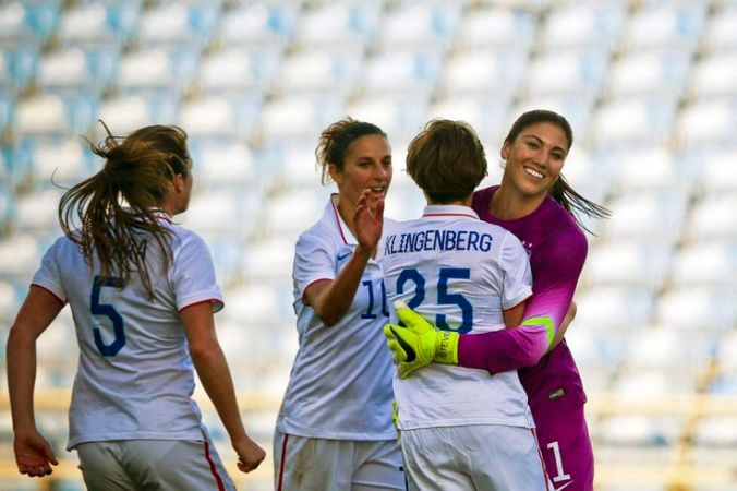 The Americans' triumph in the Algarve Cup, together with a loss by Germany, leave the two teams' rankings within a whisper of each other. (hopesolo.com) 
